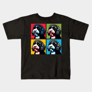 Portuguese Water Dog Pop Art - Dog Lover Gifts Kids T-Shirt